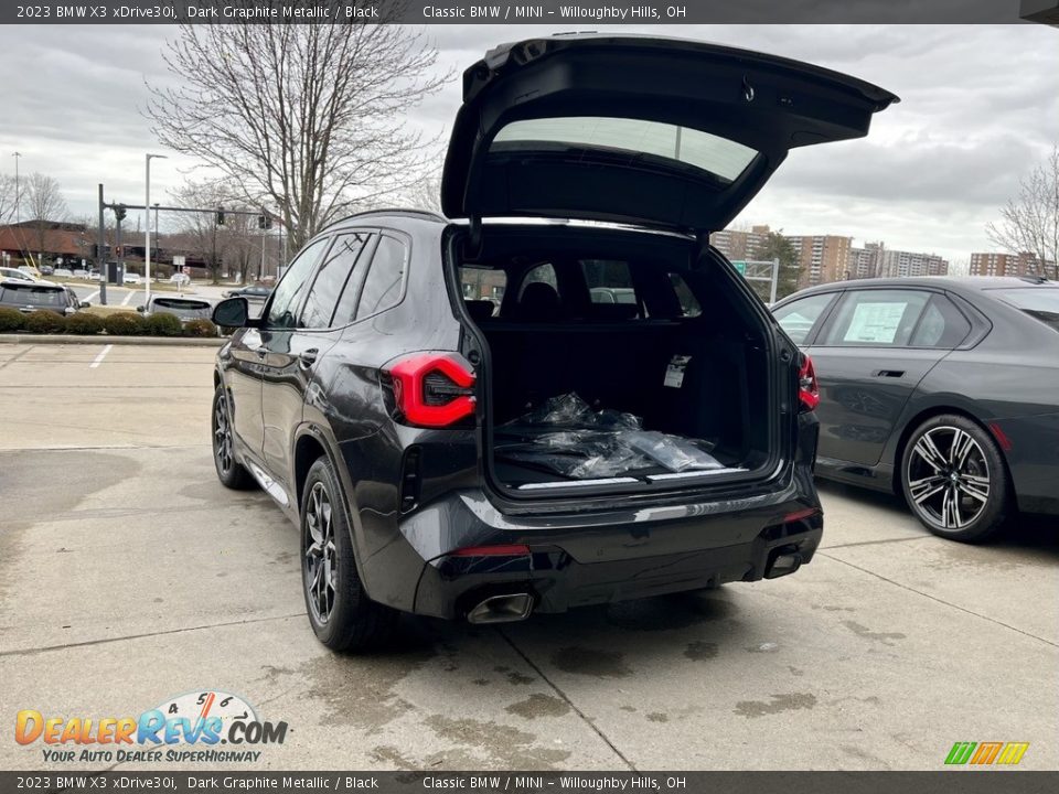 2023 BMW X3 xDrive30i Dark Graphite Metallic / Black Photo #4