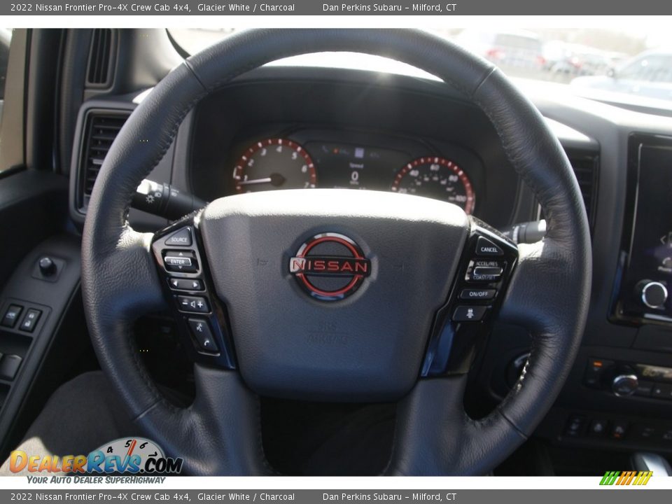 2022 Nissan Frontier Pro-4X Crew Cab 4x4 Glacier White / Charcoal Photo #18
