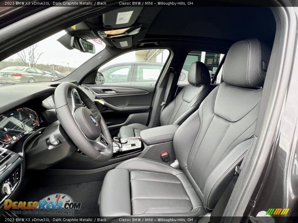 Black Interior - 2023 BMW X3 xDrive30i Photo #10