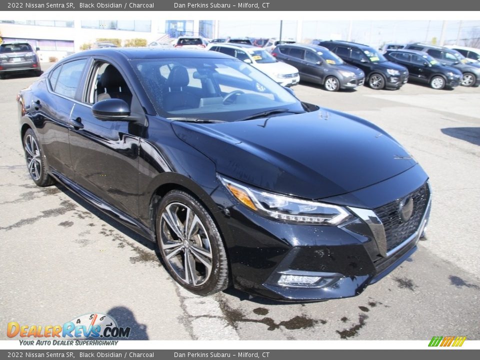 2022 Nissan Sentra SR Black Obsidian / Charcoal Photo #3