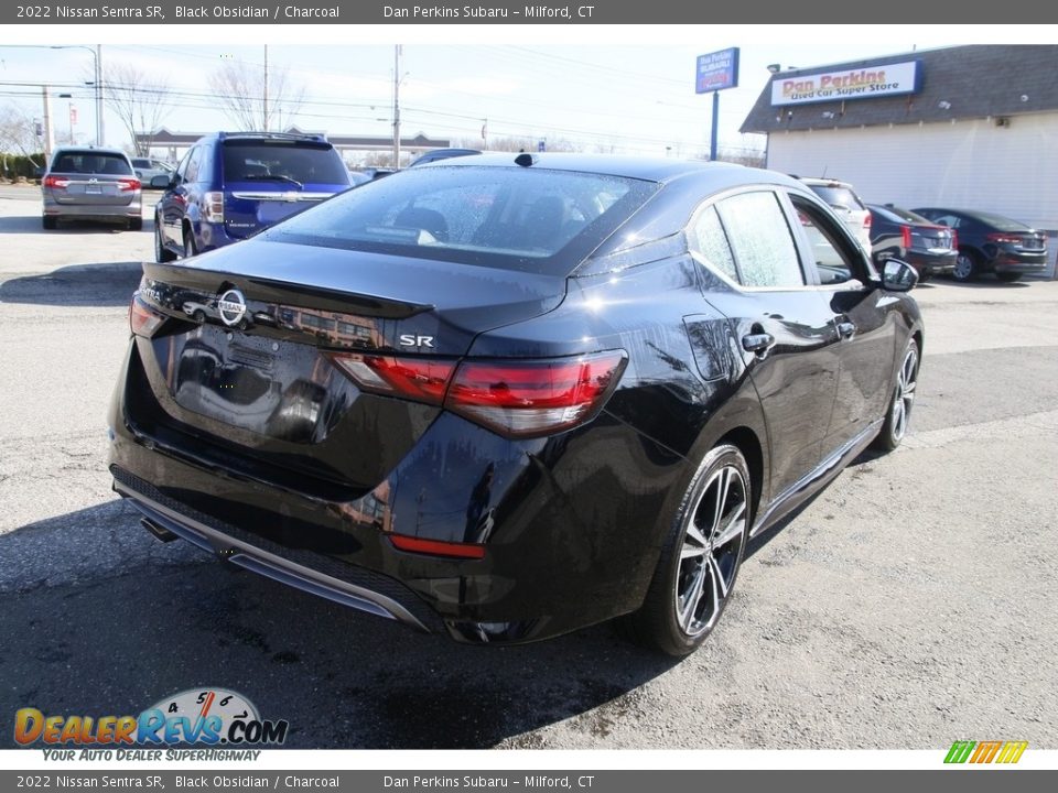 2022 Nissan Sentra SR Black Obsidian / Charcoal Photo #5