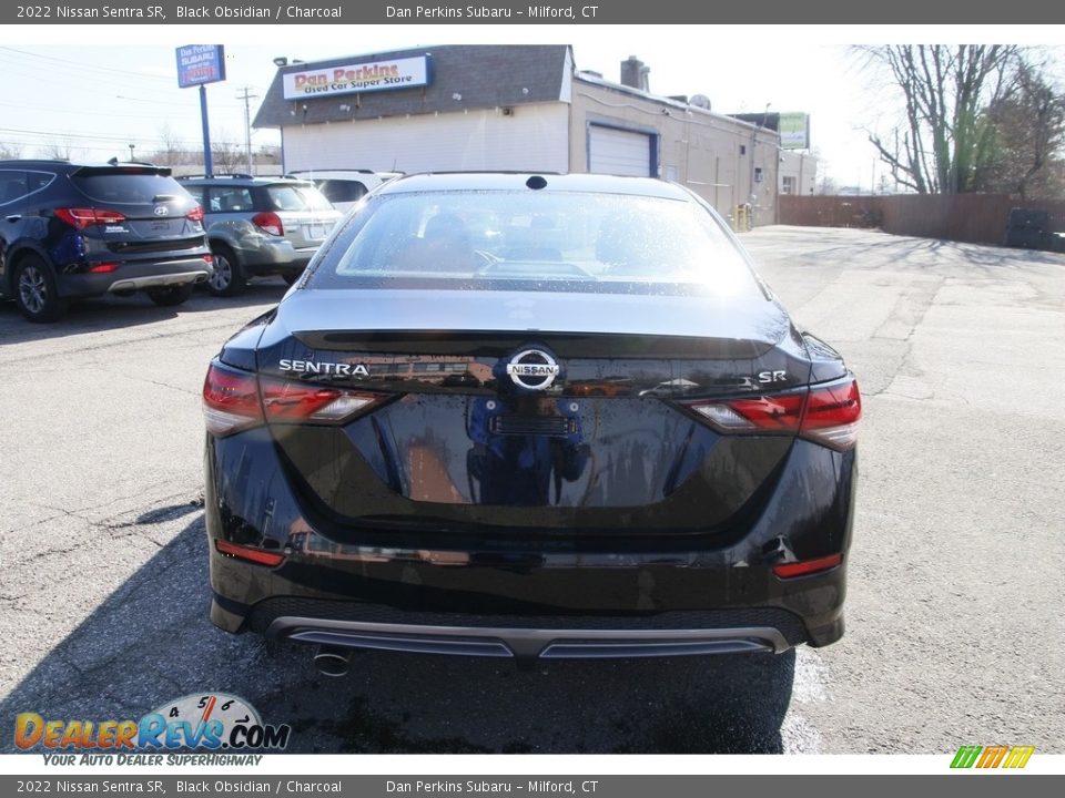 2022 Nissan Sentra SR Black Obsidian / Charcoal Photo #6