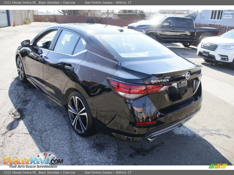 2022 Nissan Sentra SR Black Obsidian / Charcoal Photo #7