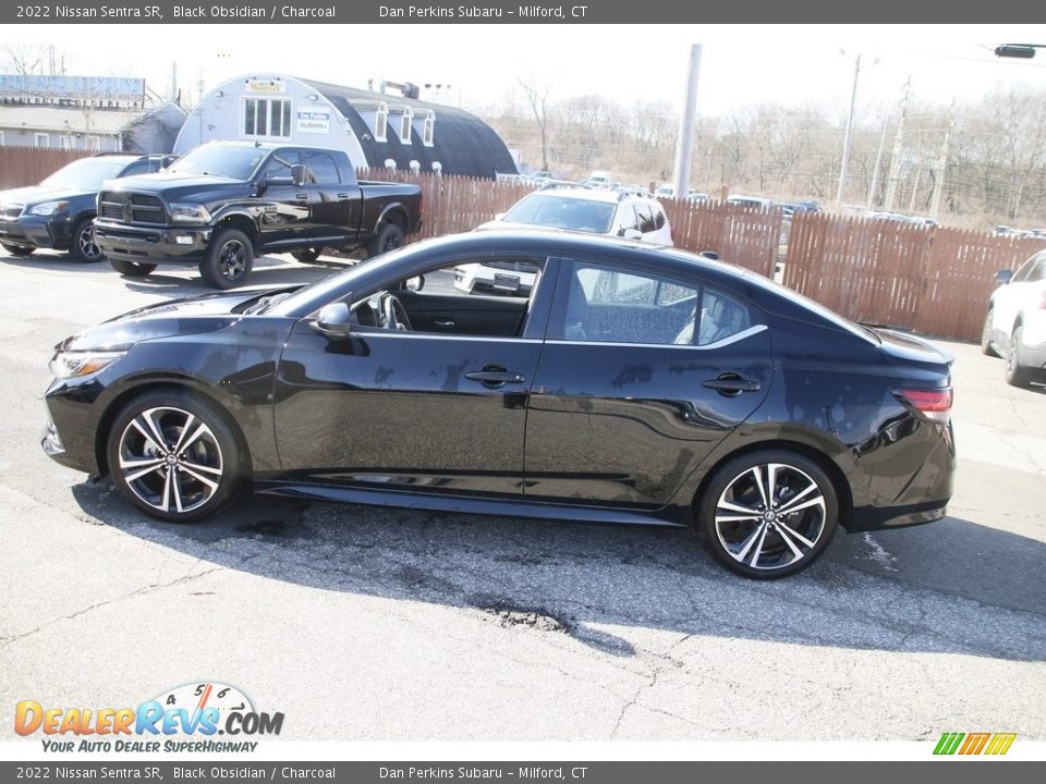 2022 Nissan Sentra SR Black Obsidian / Charcoal Photo #8