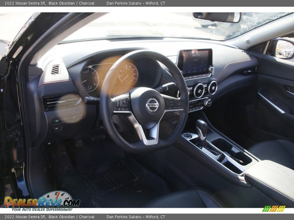 2022 Nissan Sentra SR Black Obsidian / Charcoal Photo #10