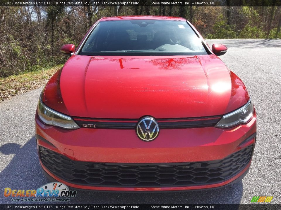 2022 Volkswagen Golf GTI S Kings Red Metallic / Titan Black/Scalepaper Plaid Photo #4