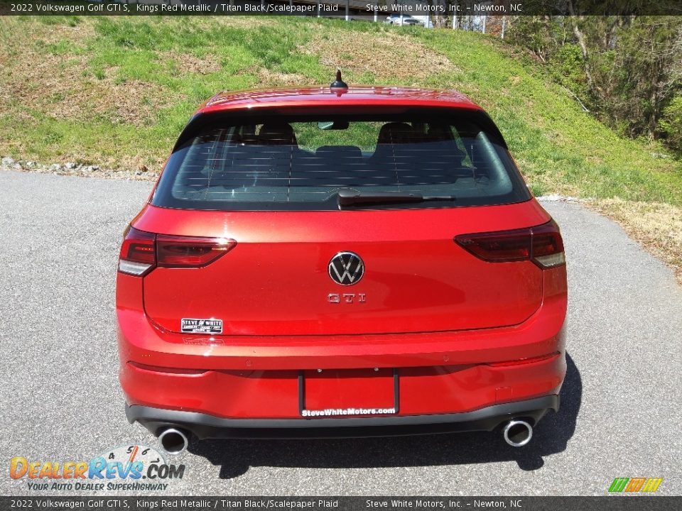 2022 Volkswagen Golf GTI S Kings Red Metallic / Titan Black/Scalepaper Plaid Photo #8