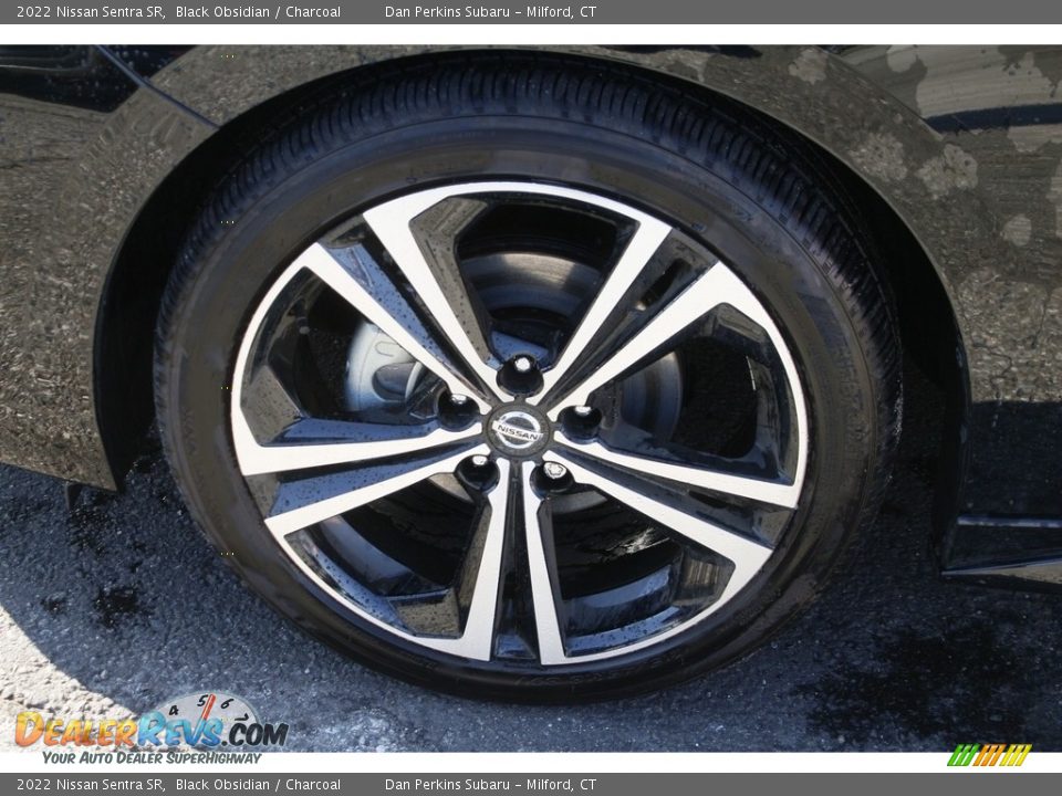 2022 Nissan Sentra SR Black Obsidian / Charcoal Photo #23