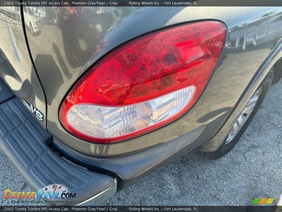 2003 Toyota Tundra SR5 Access Cab Phantom Gray Pearl / Gray Photo #13