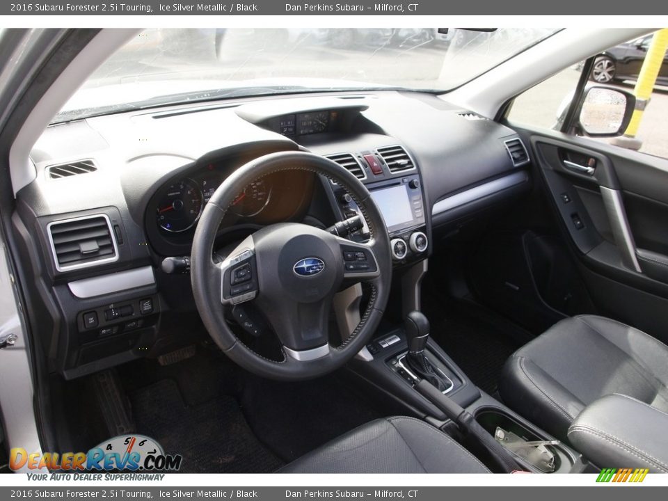 2016 Subaru Forester 2.5i Touring Ice Silver Metallic / Black Photo #10