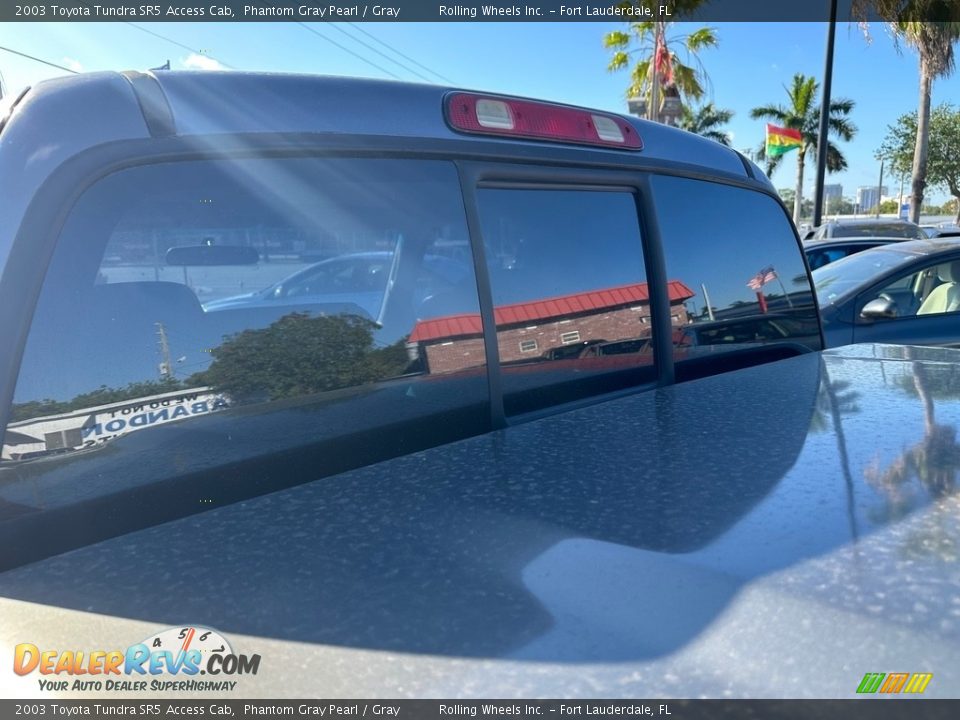 2003 Toyota Tundra SR5 Access Cab Phantom Gray Pearl / Gray Photo #18