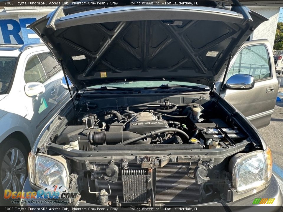 2003 Toyota Tundra SR5 Access Cab Phantom Gray Pearl / Gray Photo #20