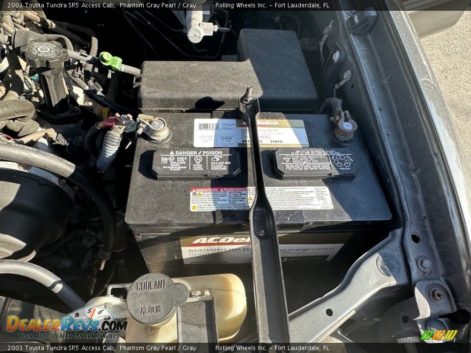 2003 Toyota Tundra SR5 Access Cab Phantom Gray Pearl / Gray Photo #21