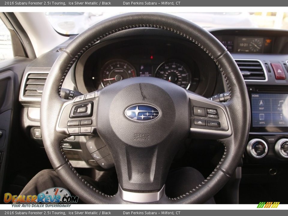 2016 Subaru Forester 2.5i Touring Ice Silver Metallic / Black Photo #20