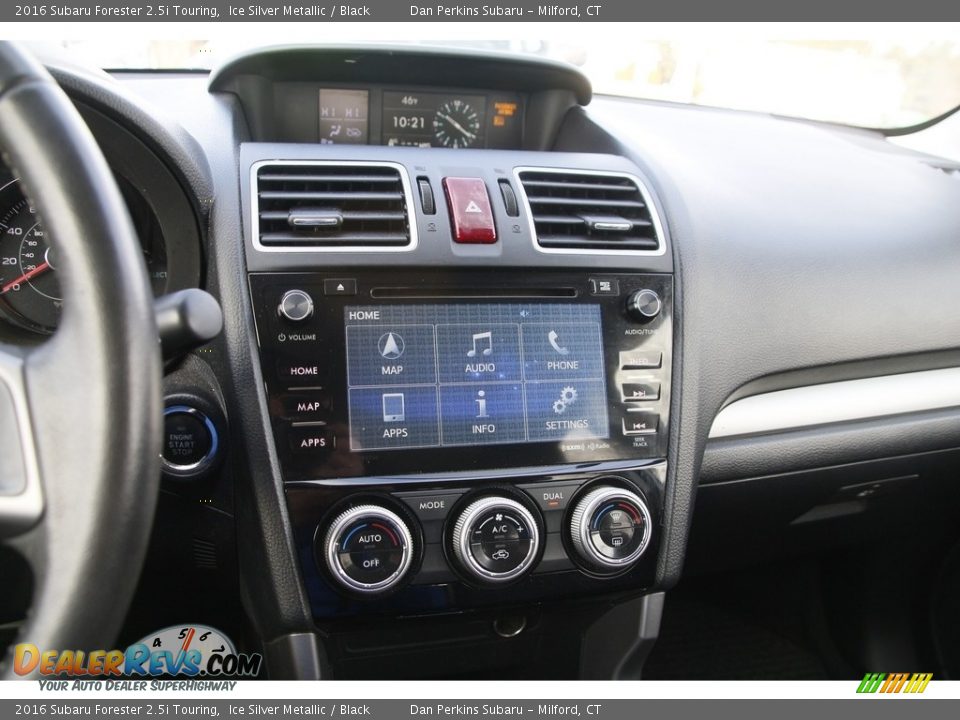 2016 Subaru Forester 2.5i Touring Ice Silver Metallic / Black Photo #21