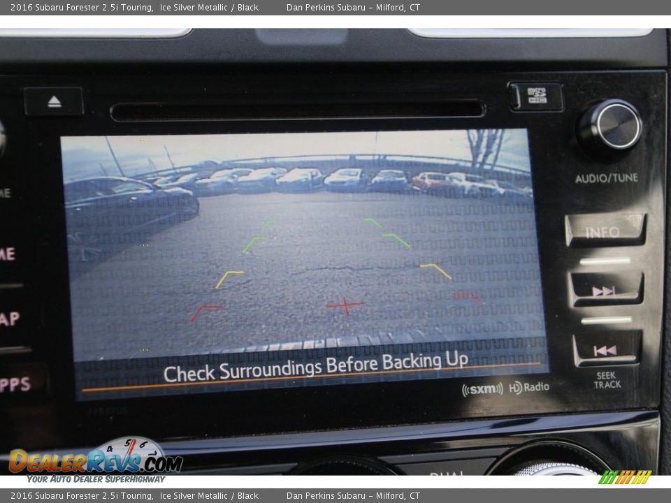 2016 Subaru Forester 2.5i Touring Ice Silver Metallic / Black Photo #23