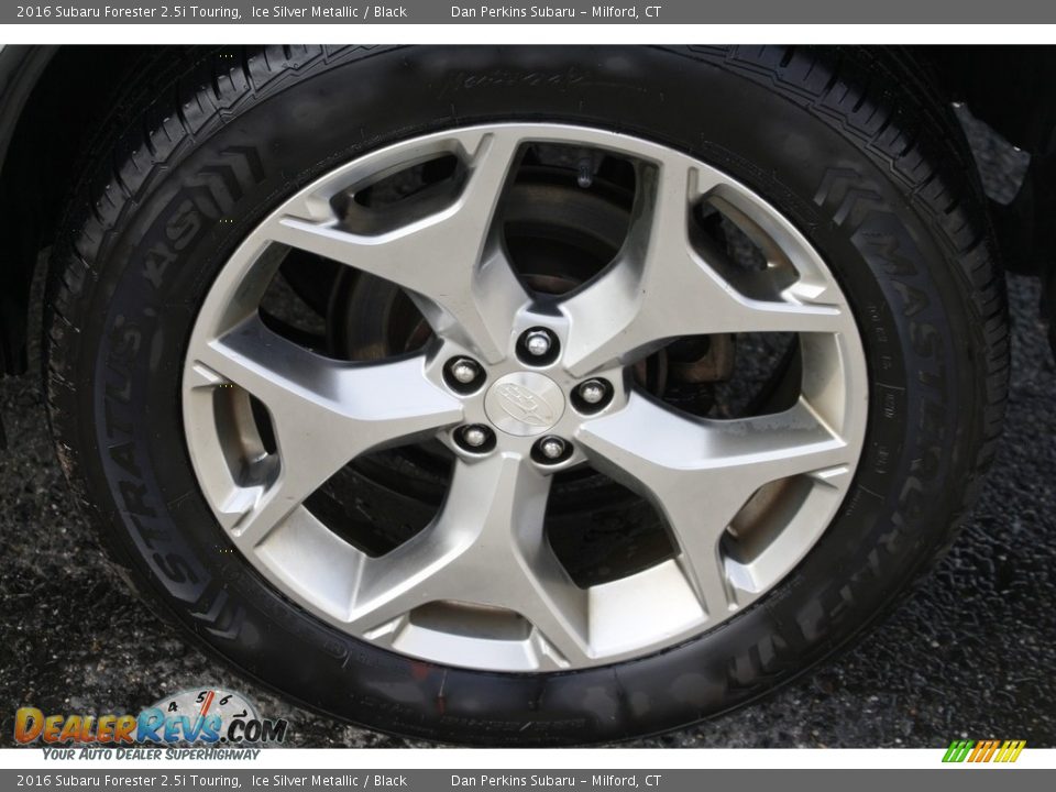 2016 Subaru Forester 2.5i Touring Ice Silver Metallic / Black Photo #26