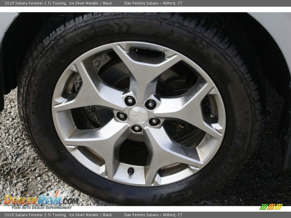 2016 Subaru Forester 2.5i Touring Ice Silver Metallic / Black Photo #27