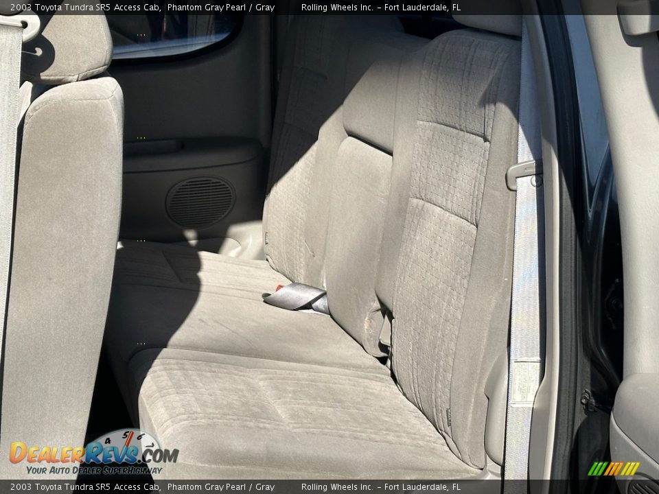 2003 Toyota Tundra SR5 Access Cab Phantom Gray Pearl / Gray Photo #27