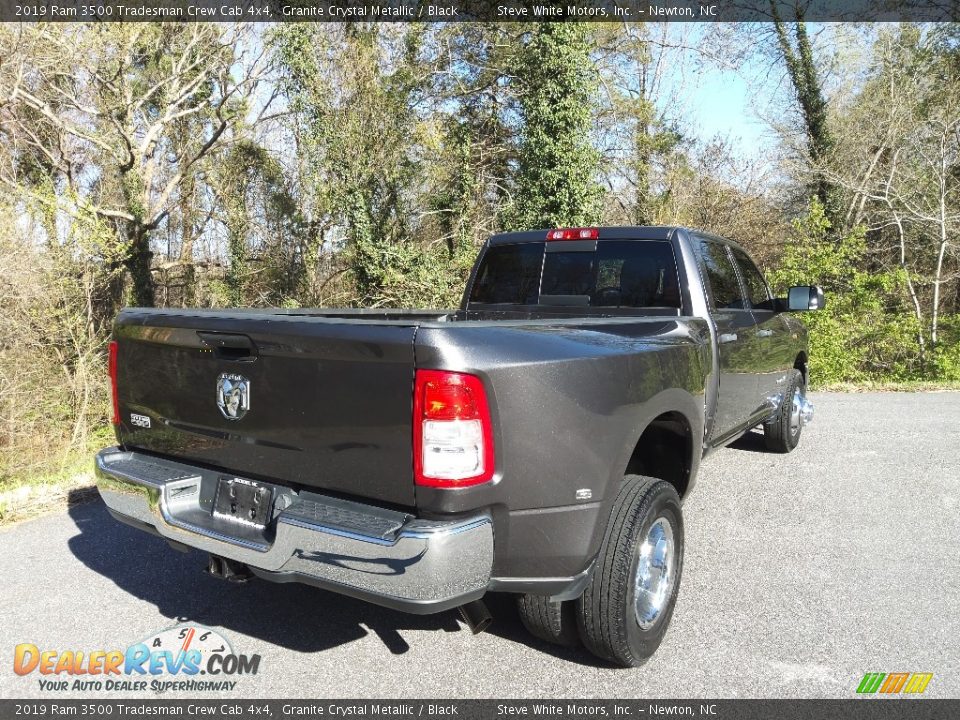 2019 Ram 3500 Tradesman Crew Cab 4x4 Granite Crystal Metallic / Black Photo #6