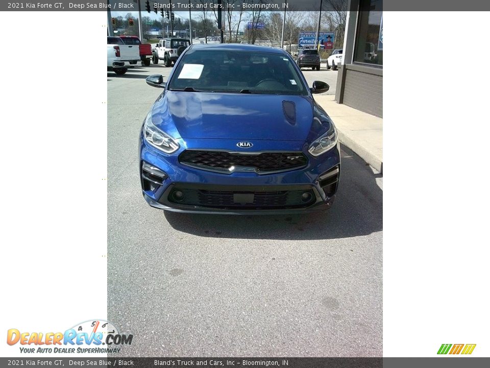 2021 Kia Forte GT Deep Sea Blue / Black Photo #3