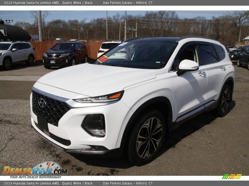 2019 Hyundai Santa Fe Limited AWD Quartz White / Black Photo #1