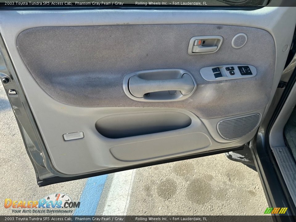 2003 Toyota Tundra SR5 Access Cab Phantom Gray Pearl / Gray Photo #29