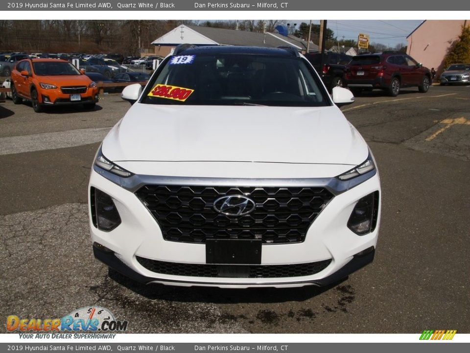 2019 Hyundai Santa Fe Limited AWD Quartz White / Black Photo #2