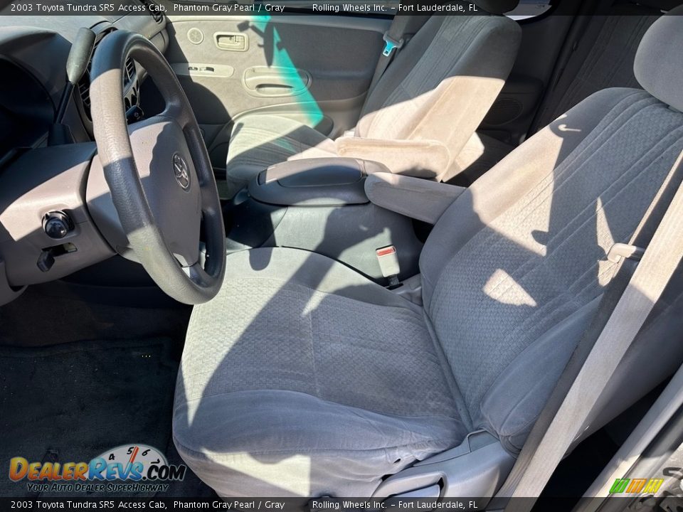 2003 Toyota Tundra SR5 Access Cab Phantom Gray Pearl / Gray Photo #31