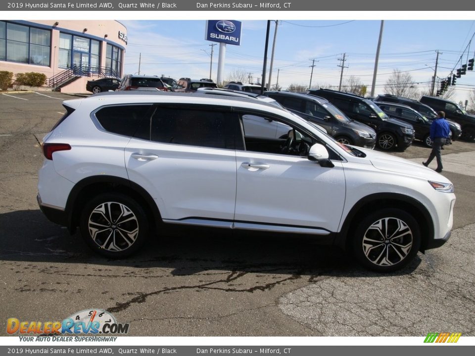 2019 Hyundai Santa Fe Limited AWD Quartz White / Black Photo #4