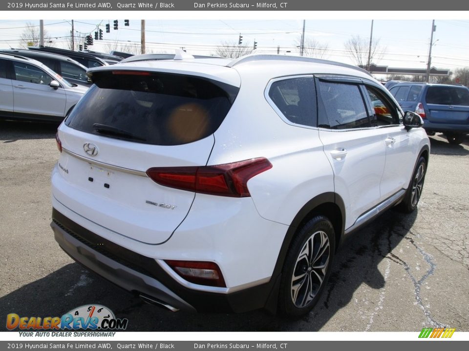 2019 Hyundai Santa Fe Limited AWD Quartz White / Black Photo #5