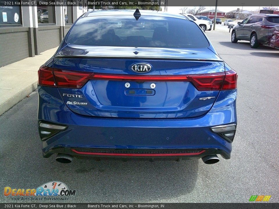 2021 Kia Forte GT Deep Sea Blue / Black Photo #8