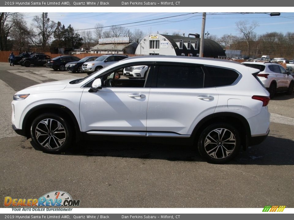 2019 Hyundai Santa Fe Limited AWD Quartz White / Black Photo #8