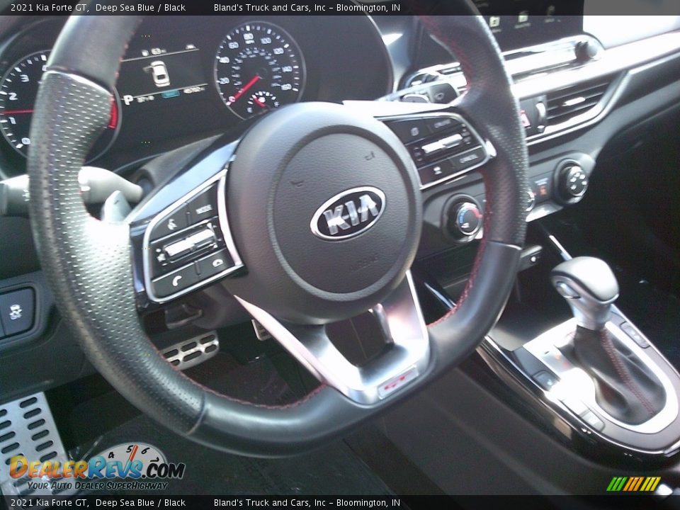 2021 Kia Forte GT Deep Sea Blue / Black Photo #10