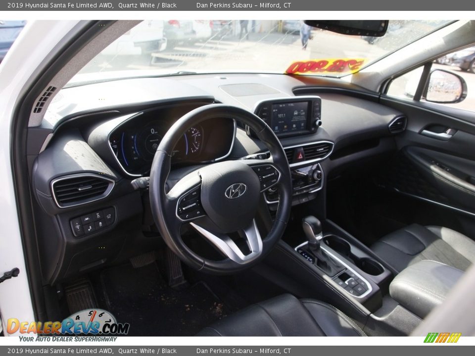 2019 Hyundai Santa Fe Limited AWD Quartz White / Black Photo #10