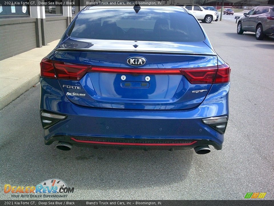 2021 Kia Forte GT Deep Sea Blue / Black Photo #23