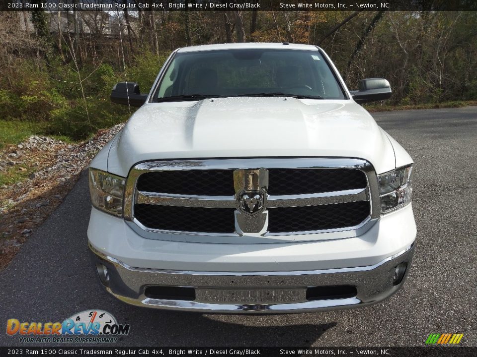 2023 Ram 1500 Classic Tradesman Regular Cab 4x4 Bright White / Diesel Gray/Black Photo #3