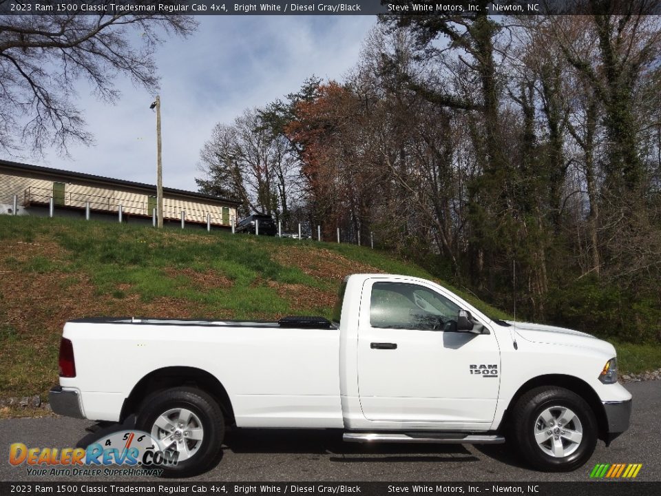 2023 Ram 1500 Classic Tradesman Regular Cab 4x4 Bright White / Diesel Gray/Black Photo #5