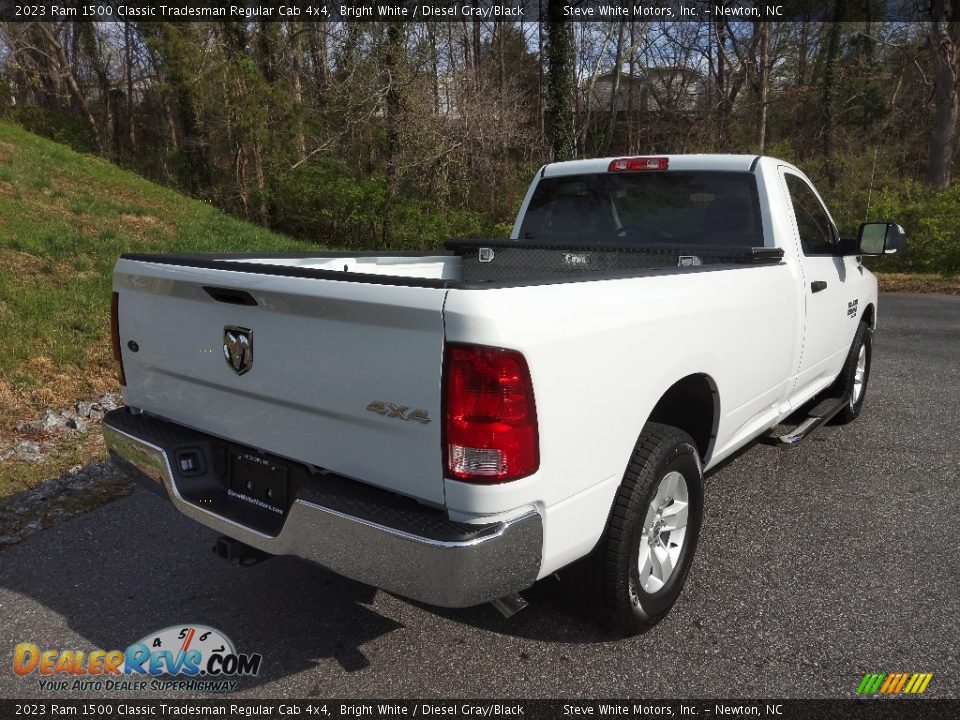 2023 Ram 1500 Classic Tradesman Regular Cab 4x4 Bright White / Diesel Gray/Black Photo #6