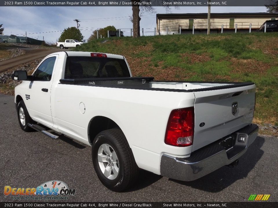 2023 Ram 1500 Classic Tradesman Regular Cab 4x4 Bright White / Diesel Gray/Black Photo #9