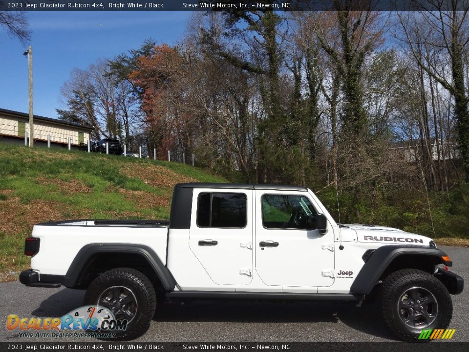 2023 Jeep Gladiator Rubicon 4x4 Bright White / Black Photo #5