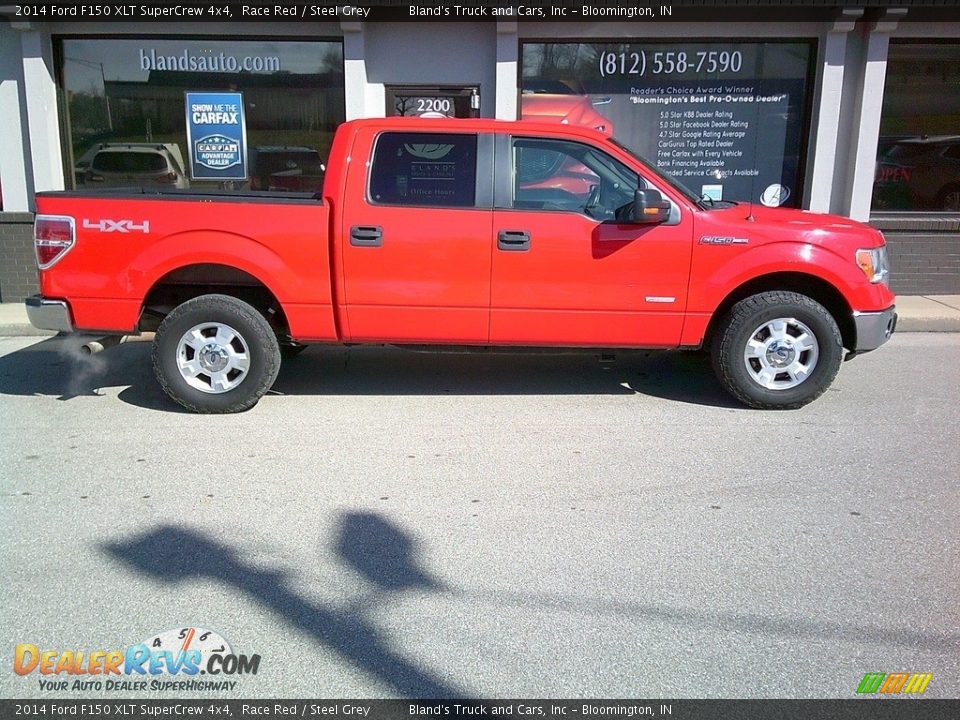 2014 Ford F150 XLT SuperCrew 4x4 Race Red / Steel Grey Photo #1