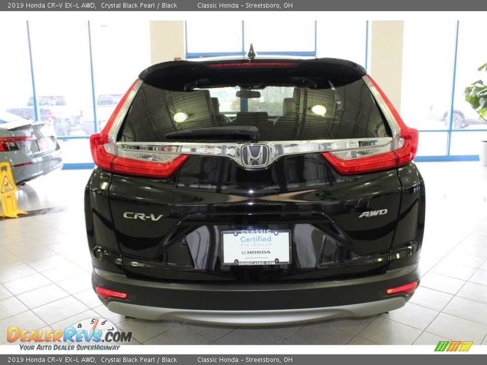 2019 Honda CR-V EX-L AWD Crystal Black Pearl / Black Photo #8