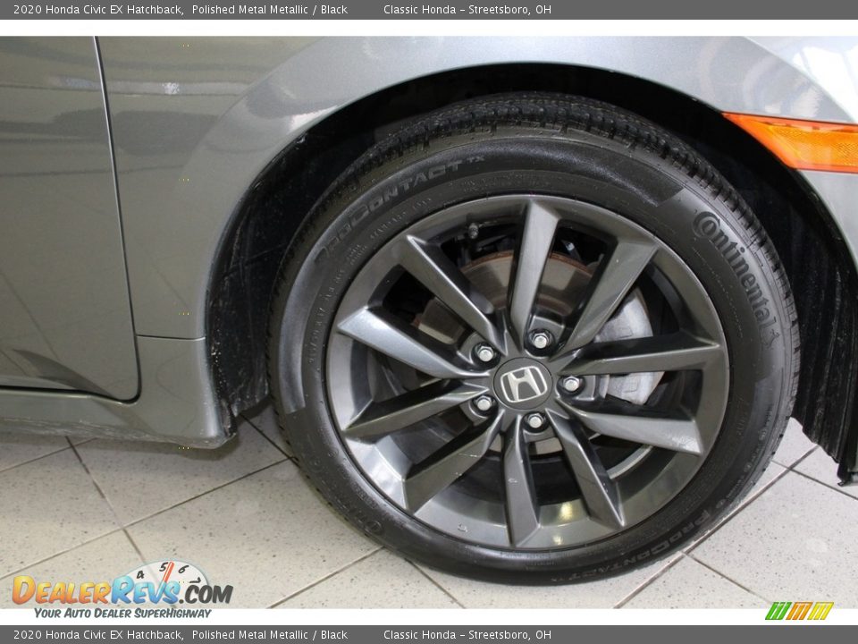 2020 Honda Civic EX Hatchback Polished Metal Metallic / Black Photo #5