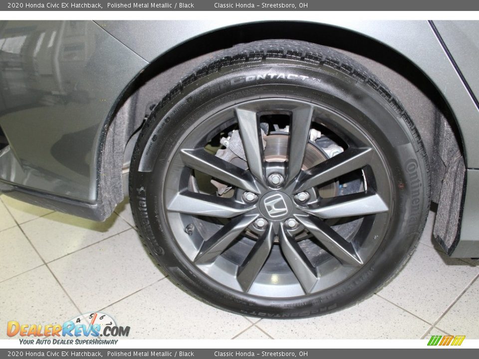 2020 Honda Civic EX Hatchback Polished Metal Metallic / Black Photo #6
