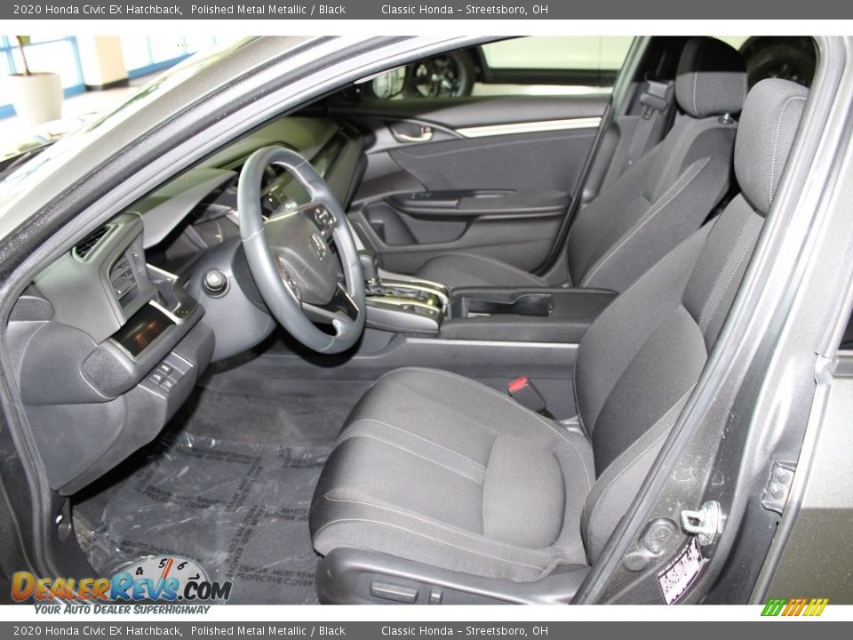 2020 Honda Civic EX Hatchback Polished Metal Metallic / Black Photo #28