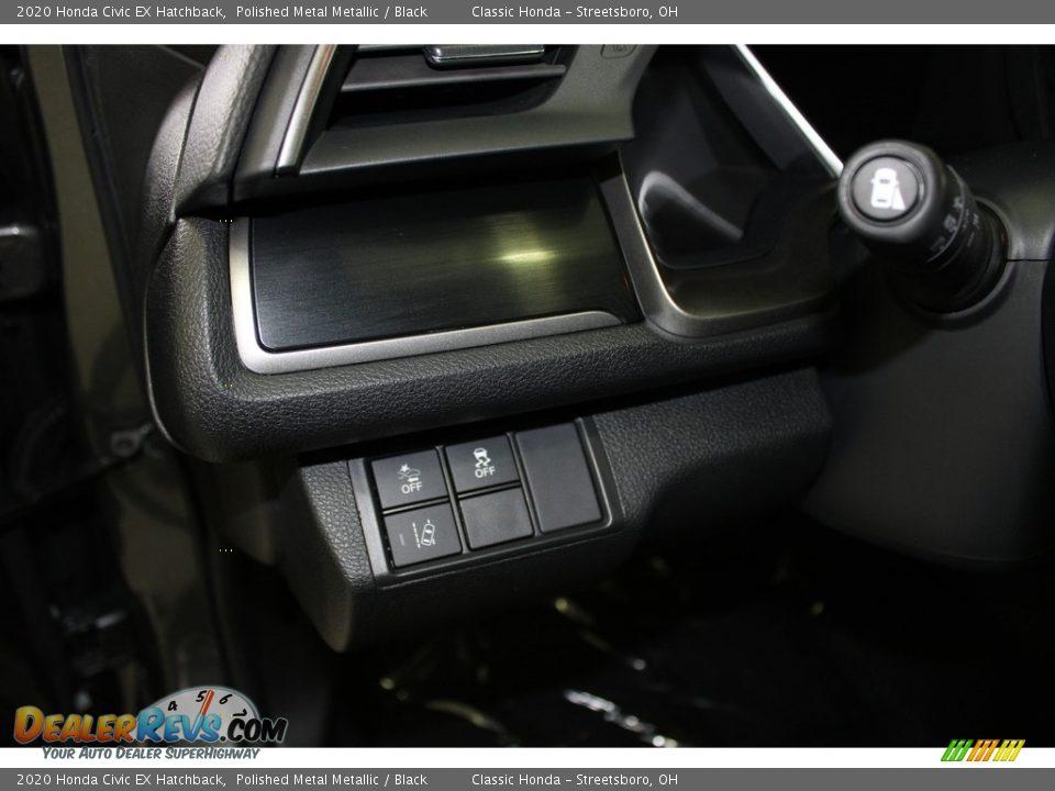 2020 Honda Civic EX Hatchback Polished Metal Metallic / Black Photo #29