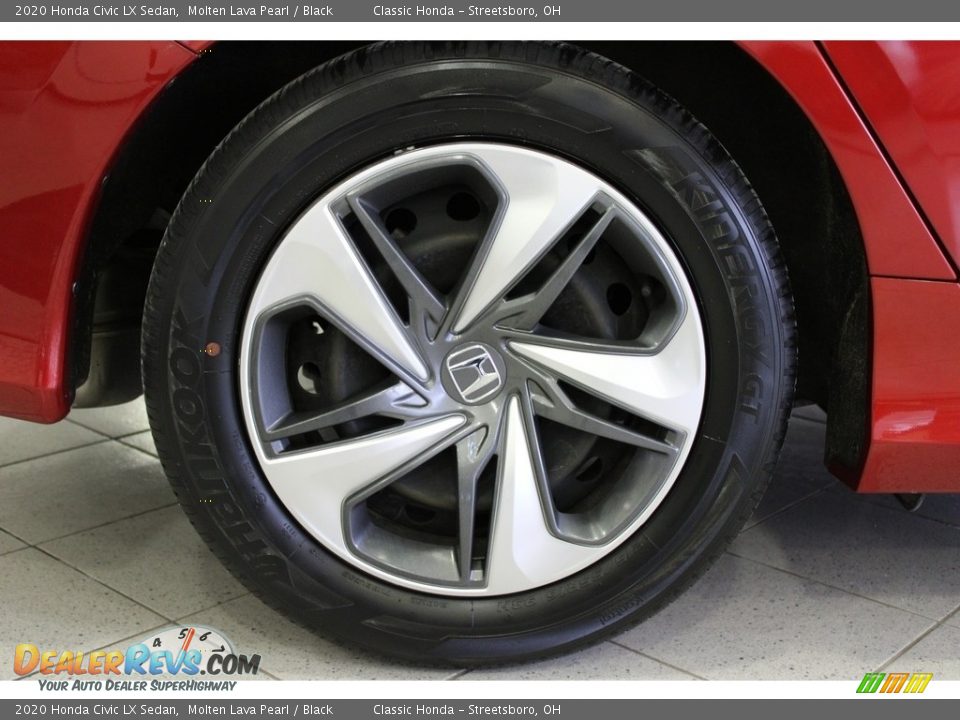 2020 Honda Civic LX Sedan Molten Lava Pearl / Black Photo #10