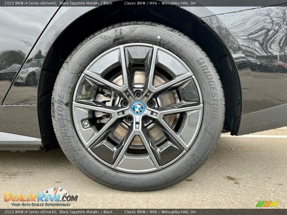 2023 BMW i4 Series eDrive40 Black Sapphire Metallic / Black Photo #2