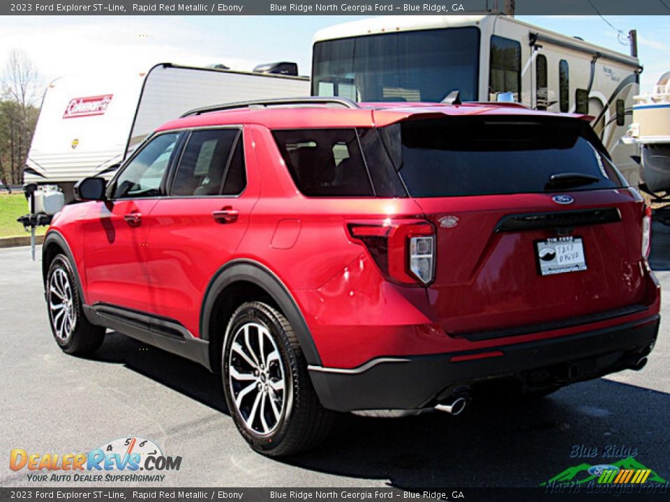 2023 Ford Explorer ST-Line Rapid Red Metallic / Ebony Photo #3